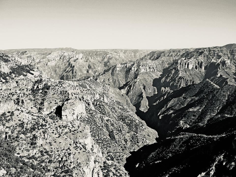 Green Canyon, the most impressive group of canyons in the Sierra Padre Occidental.