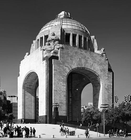 Monument to the Revolution, an Art Deco/Socialist Realism monument.