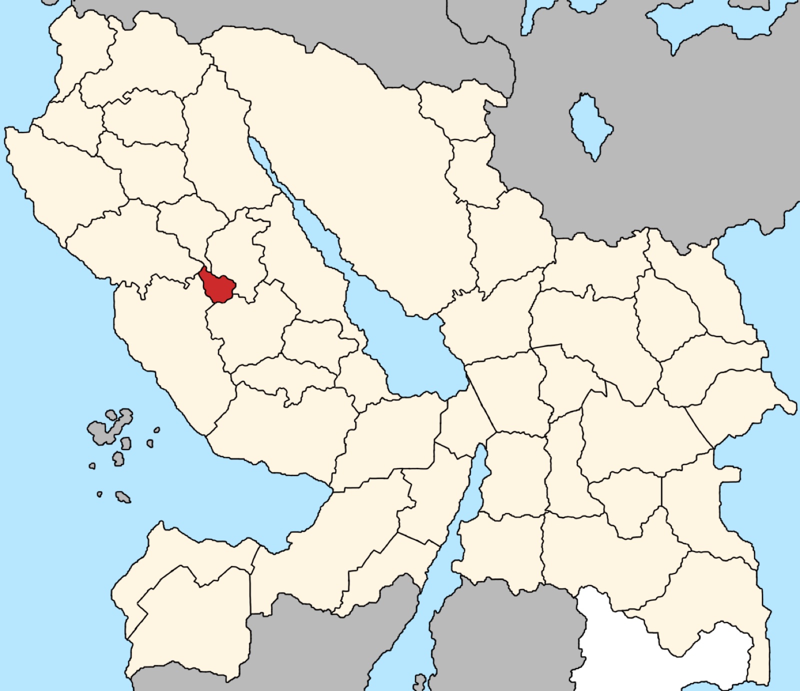Location of Auritania City SCZ