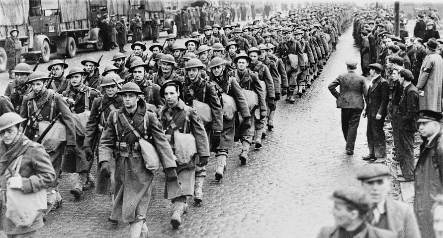 Riflemen of the 2nd Infantry Division during a training exercise near Fort Freedom (circa 1926).