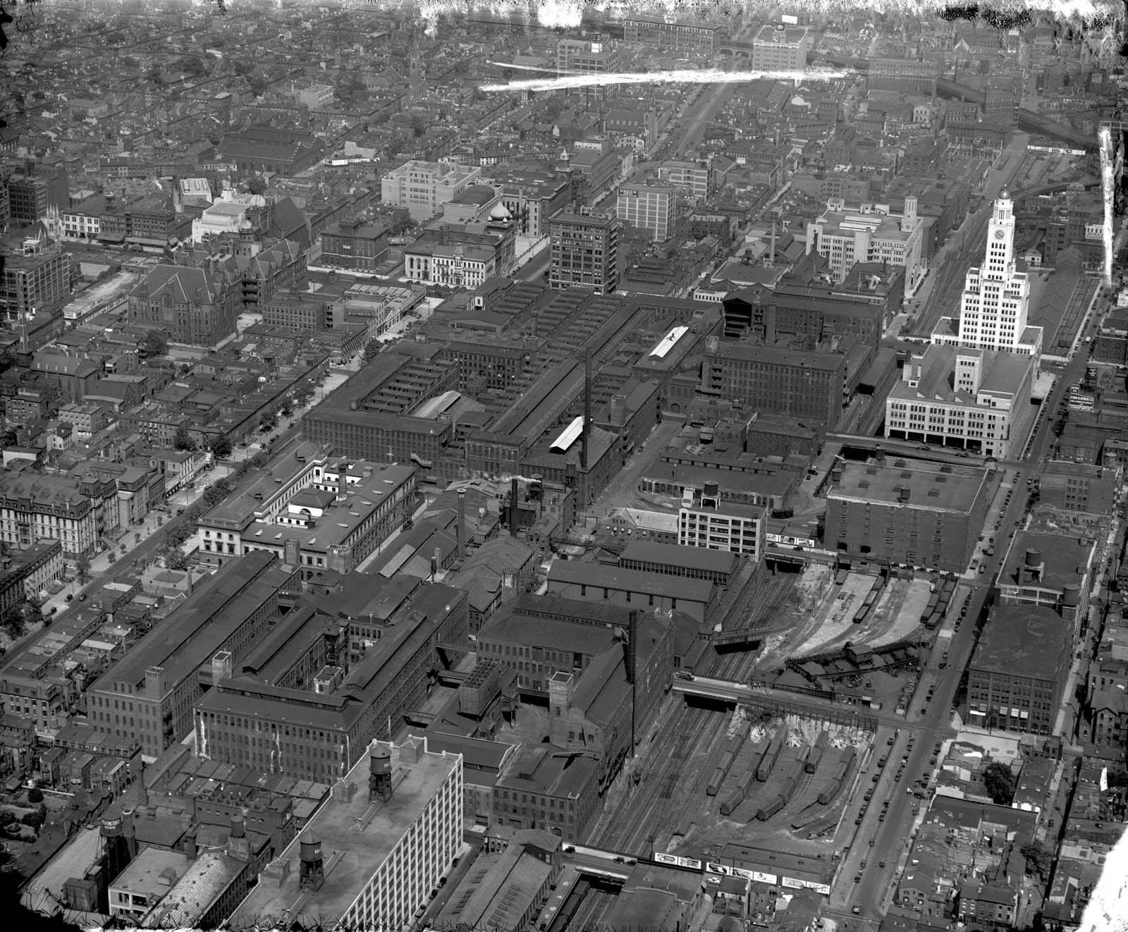 Aerial view of Foundry’s industrial district, among the largest in all of Elysia.