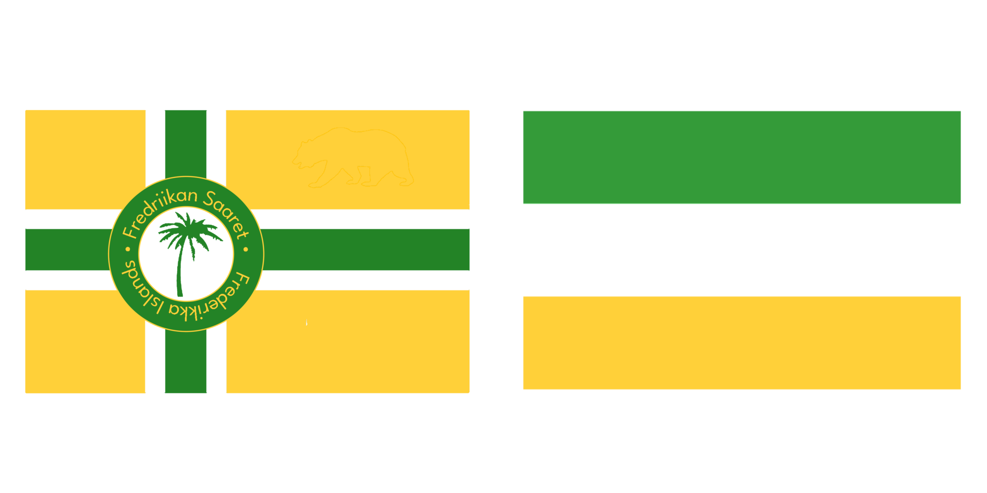 Co-official Flags of the Frederikka Islands