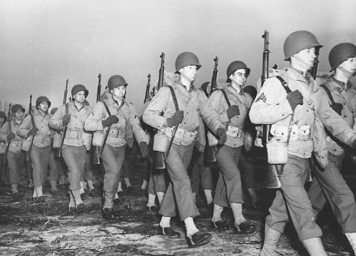 Members of the 1st Elysian Armored Cavalry Division in Grovingard, Sidanya. Circa 1930.