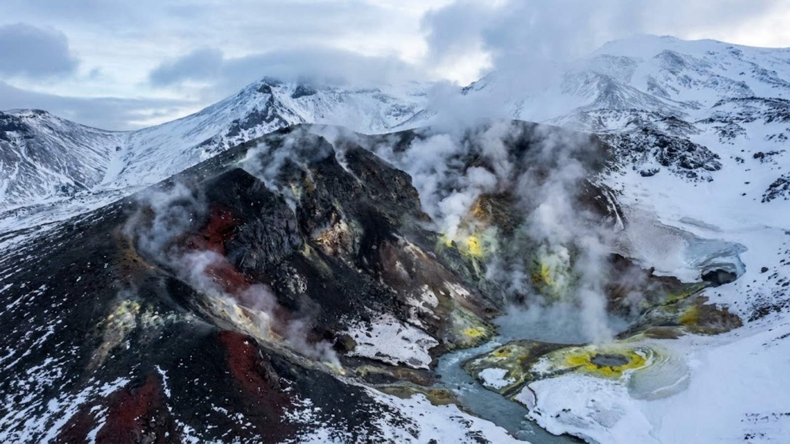 Active fumaroles