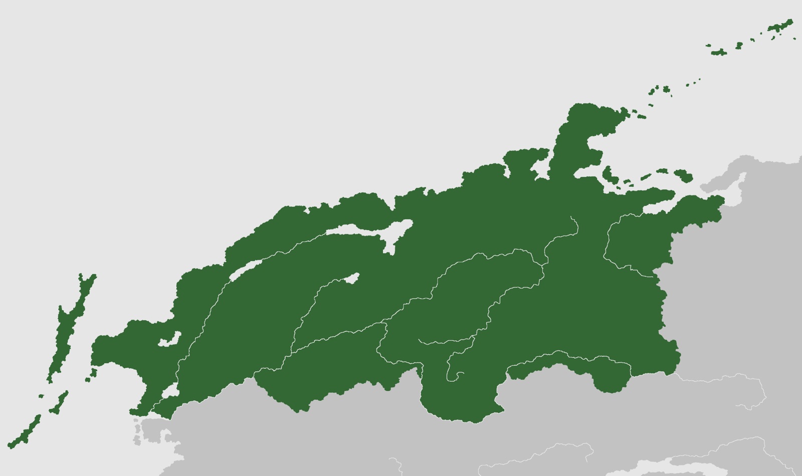 Location of Mainland Nichirin