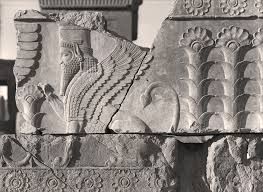 Mural in the ruins of Mehrāvar, believed to date to the early Hasmenionian period