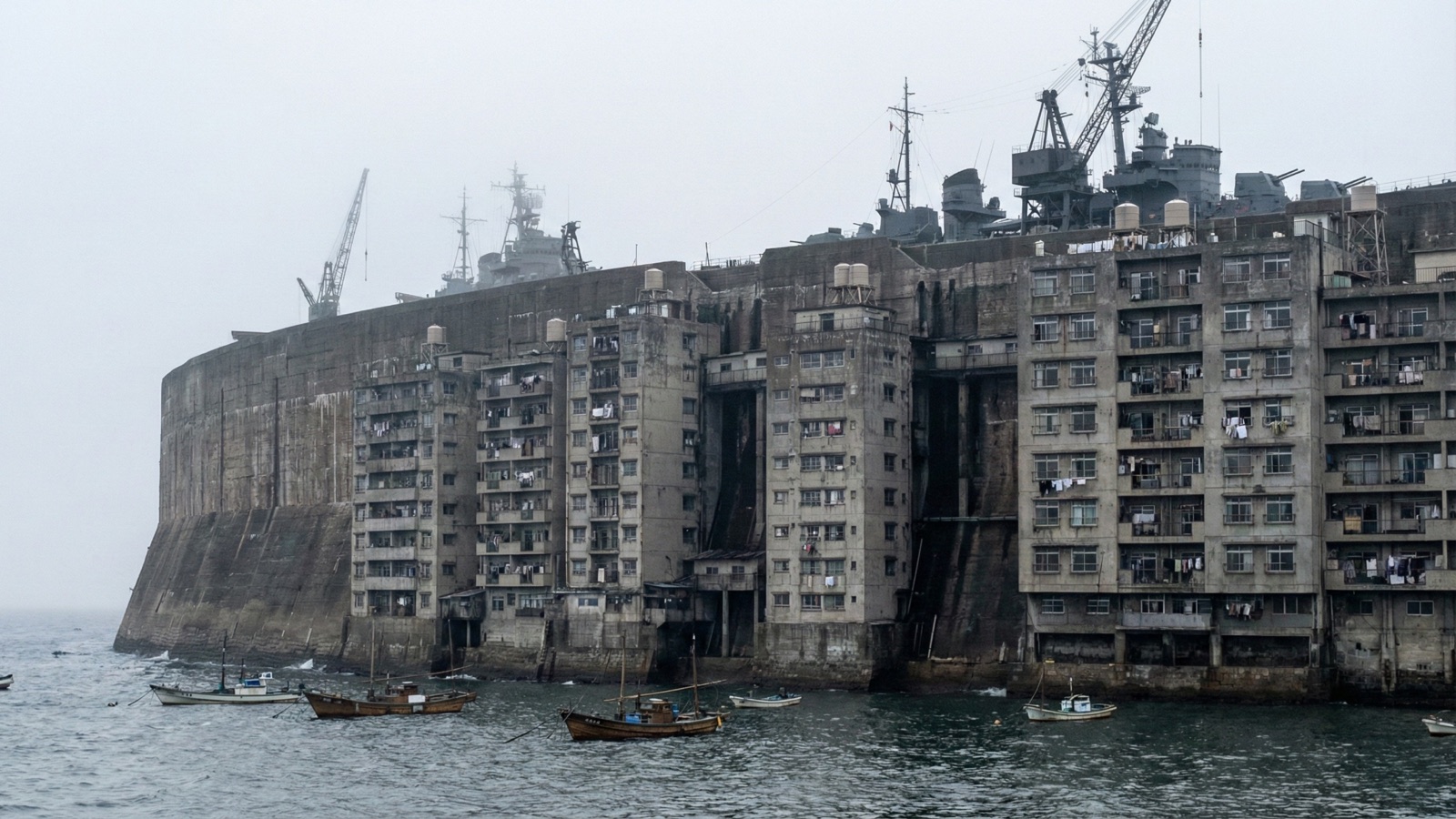 The Harbor Wall, on the outer edge of Shinkeisei Harbor