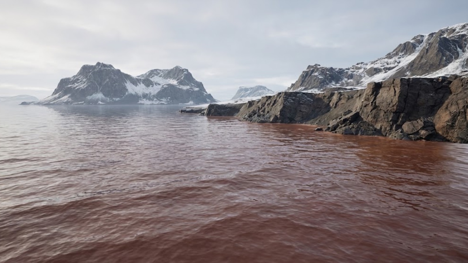 The surface of the gulf atop the Tartarean Rift