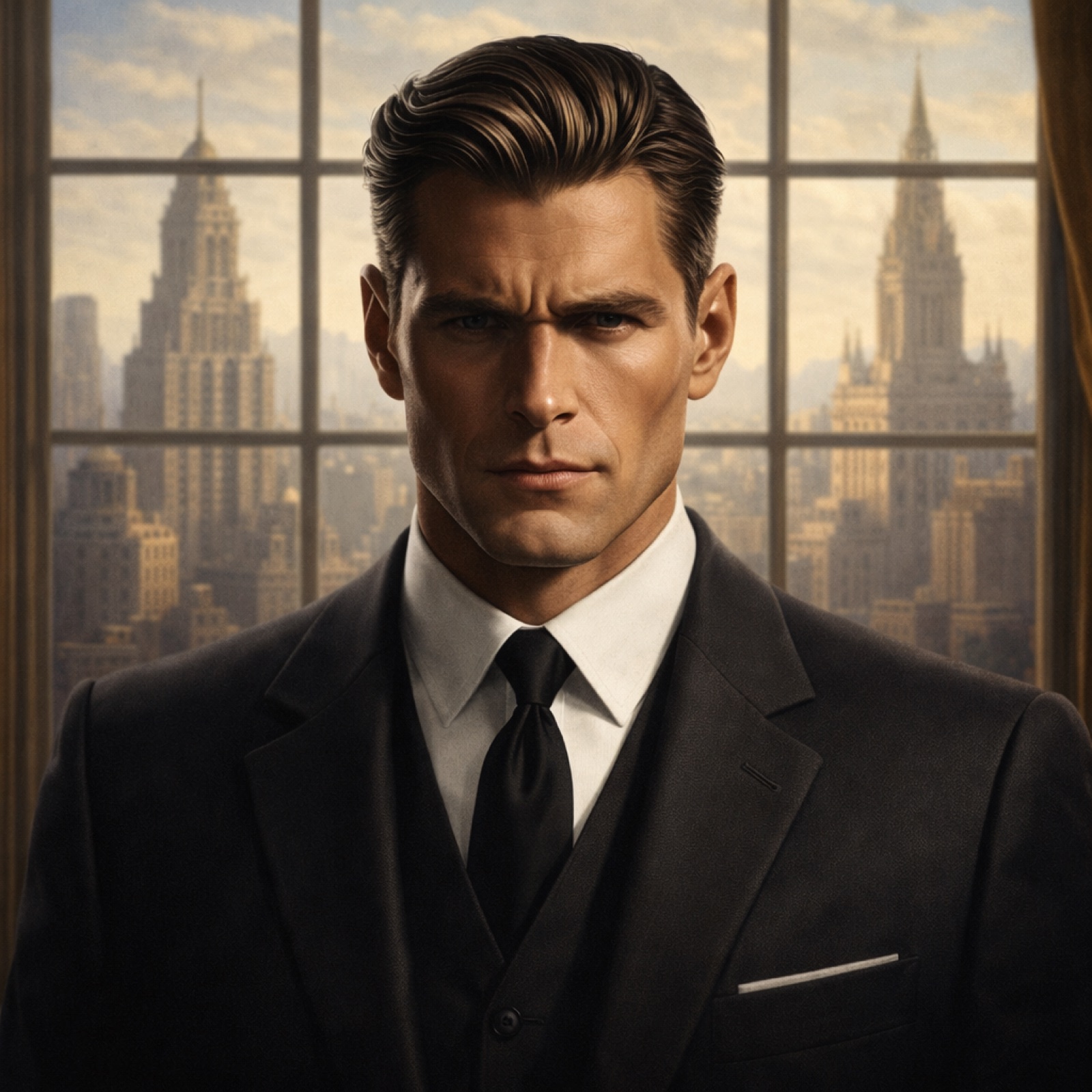 Official Portrait, 1927 (colorized)